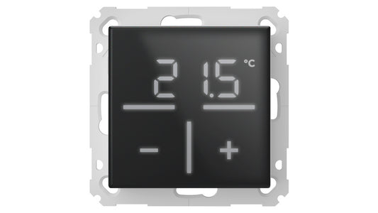 Homematic IP Smart Home  Glas-Wandthermostat mit CO2-Sensor, schwarz, HmIP-WGTC-A