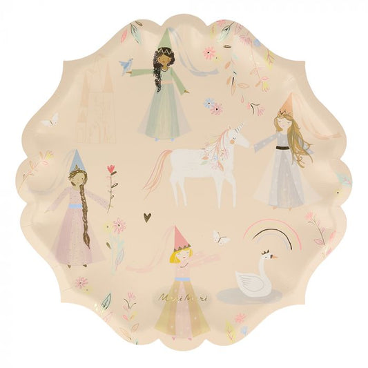 Magische Prinzessin Pappteller groß