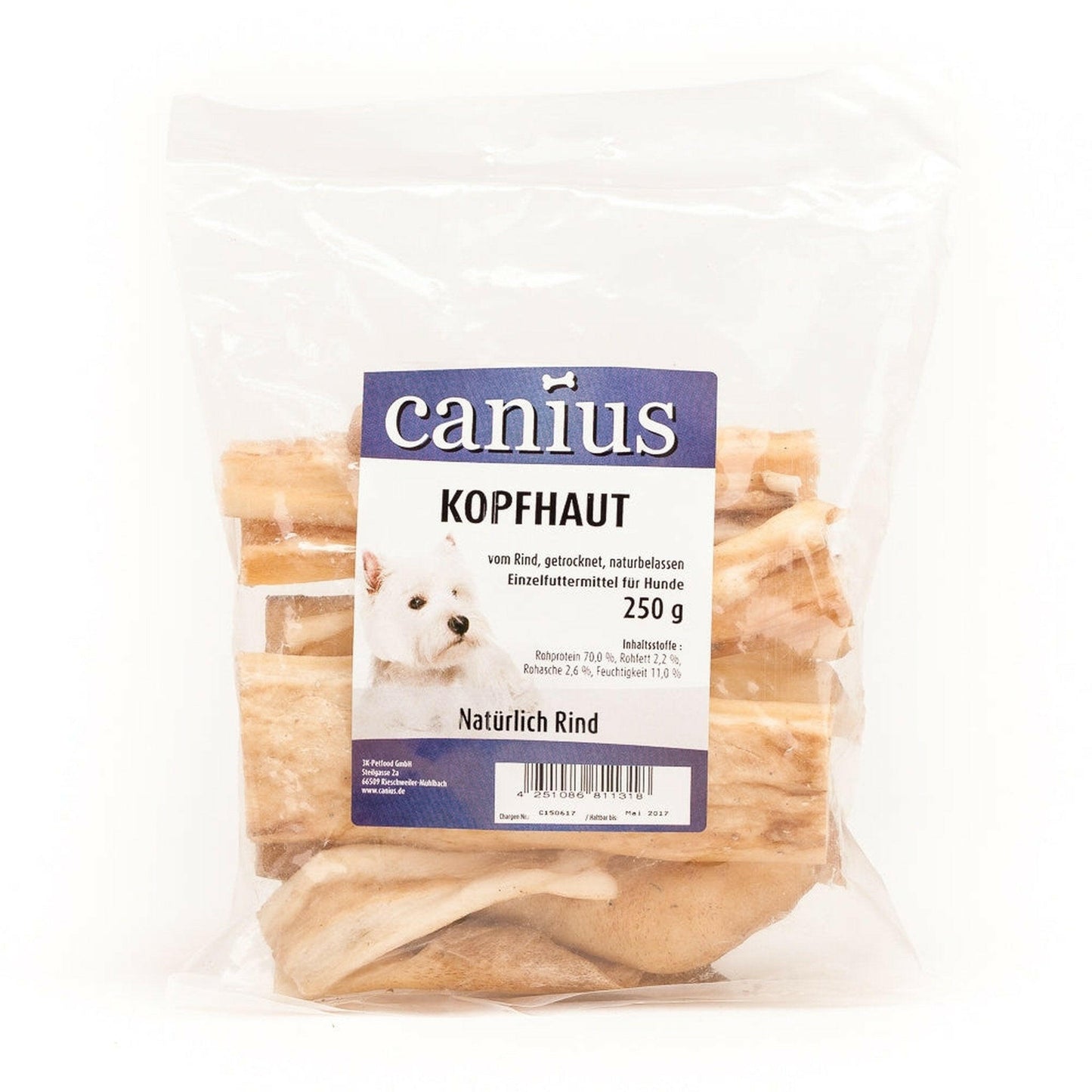 Canius Kopfhaut vom Rind 250g
