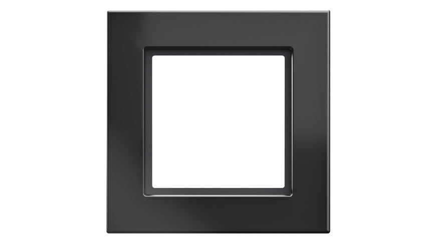 Homematic IP Glasrahmen,  1-fach, schwarz, HmIP-GF1-A