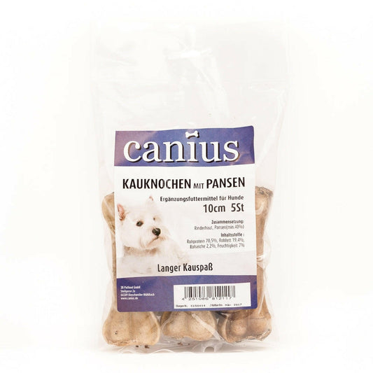 Canius Kauknochen mit Pansenfüllung 10cm 5 Stück