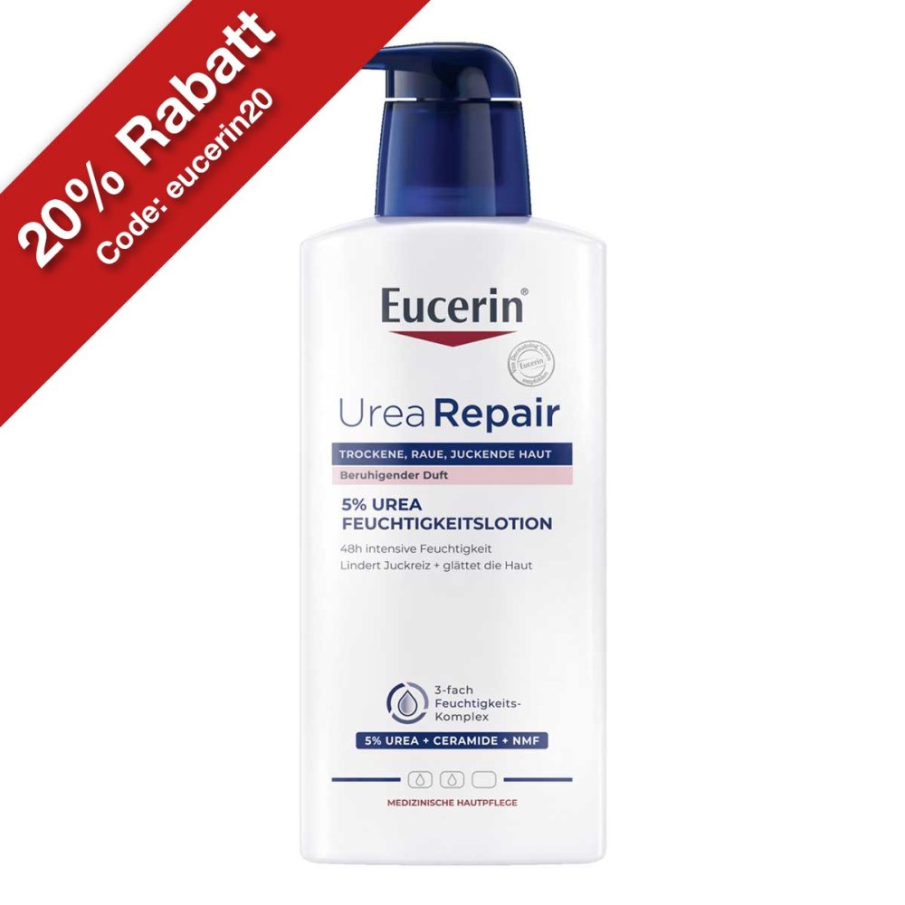 Eucerin UreaRepair Plus 5% Urea mit beruhigendem Duft