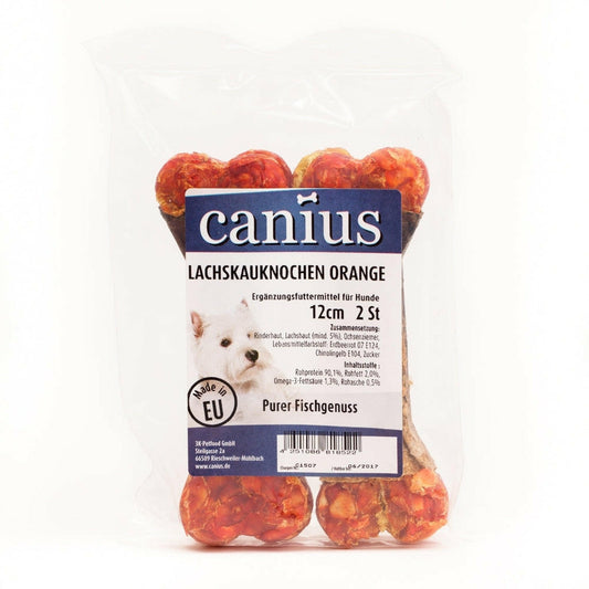 Canius Lachskauknochen 12cm 2er Pack