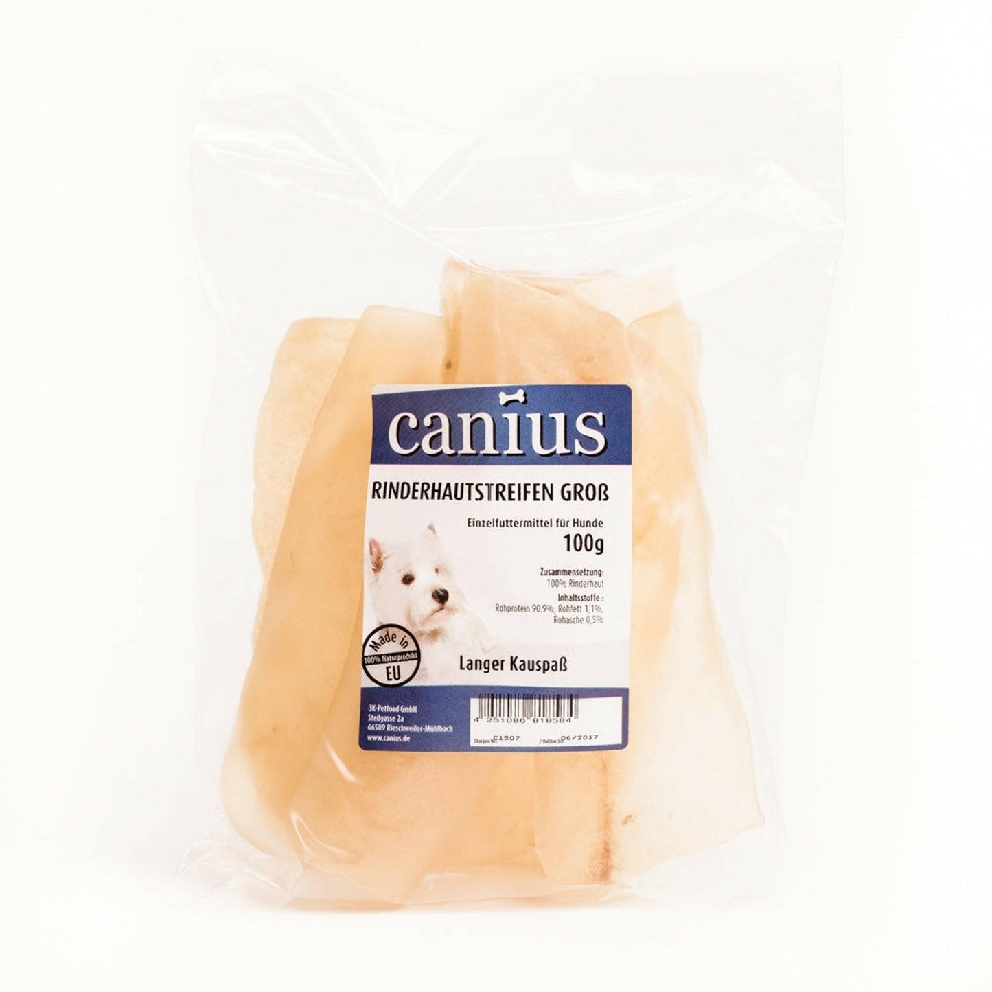 Canius Rinderhautstreifen 100g