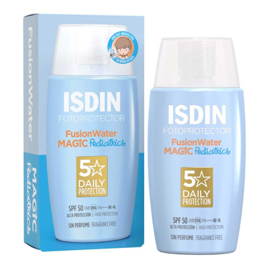 ISDIN Pediatrics FusionWater MAGIC Kinder Sonnencreme LSF 50