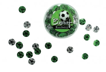 Fussball Liebe Konfetti