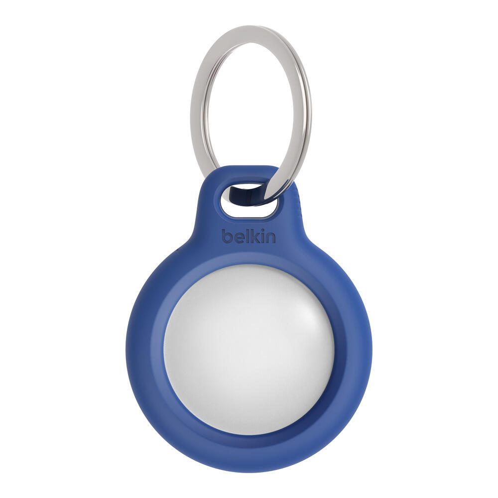 Belkin Secure Holder mit Schlüsselanhänger für AirTag, blau