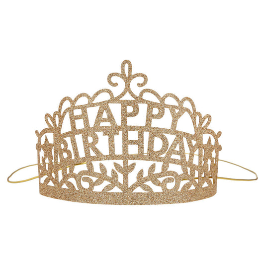 Happy Birthday Partykronen (8 Farben)