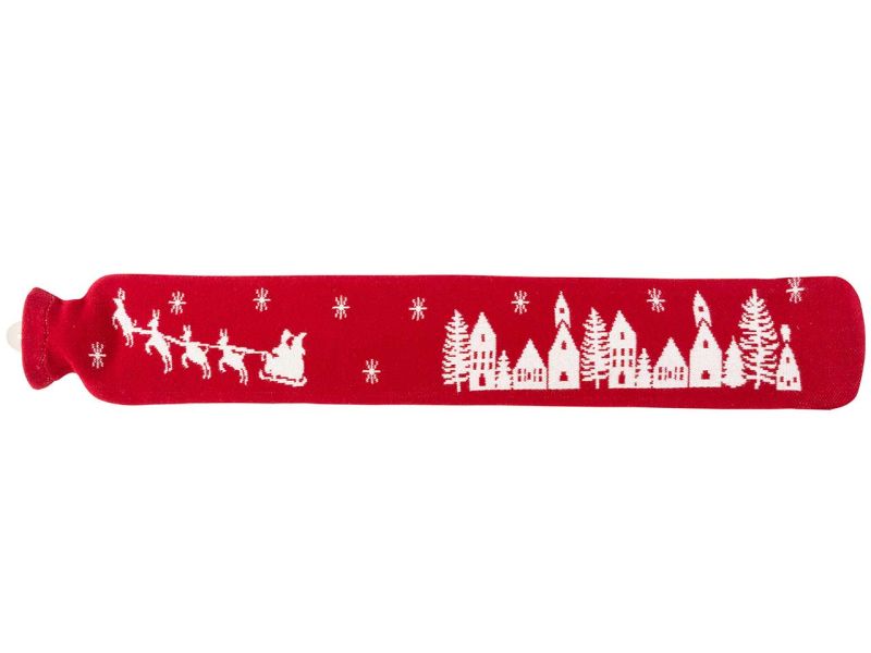 Sänger LONGI Wärmflasche mit Bezug »Weihnachtsmann«