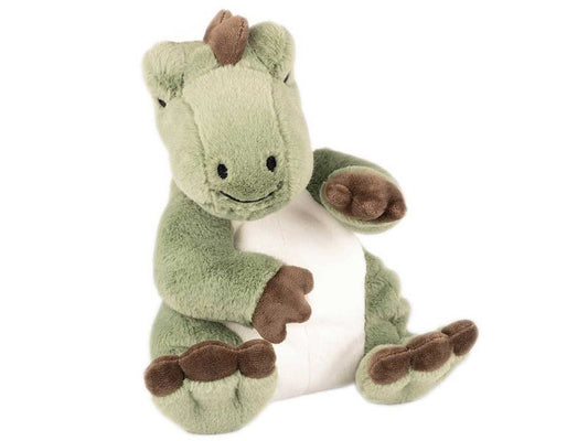 Sänger Wärmekissen Dinosaurier »Rexy«, grün mit Kirschkernfüllung