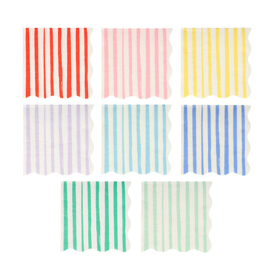 Mixed Stripe Servietten klein