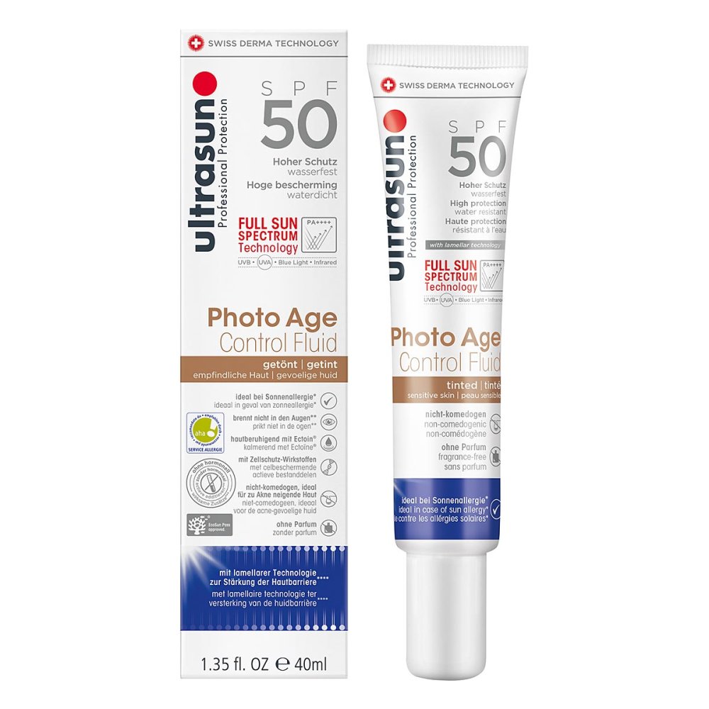Ultrasun Photo Age Control Fluid GetÃ¶nt Spf 50