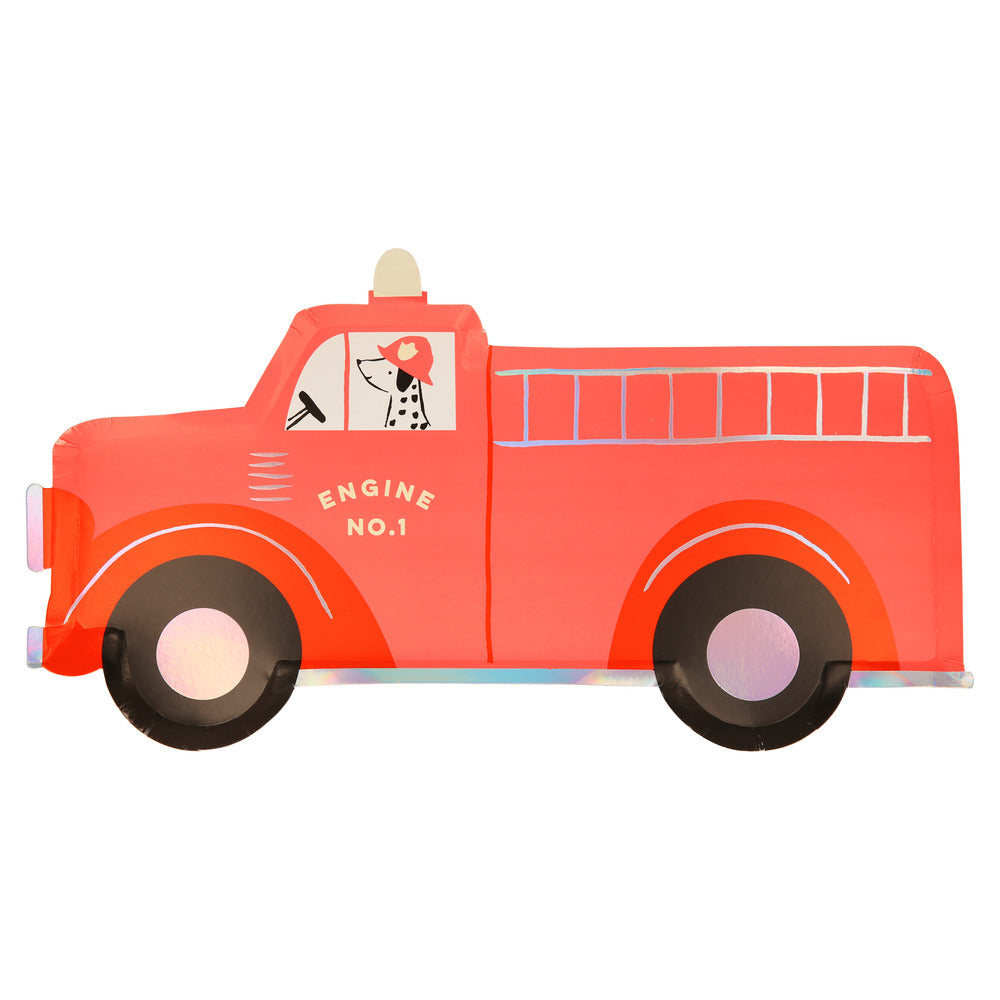 Fire Truck Pappteller (Meri Meri)