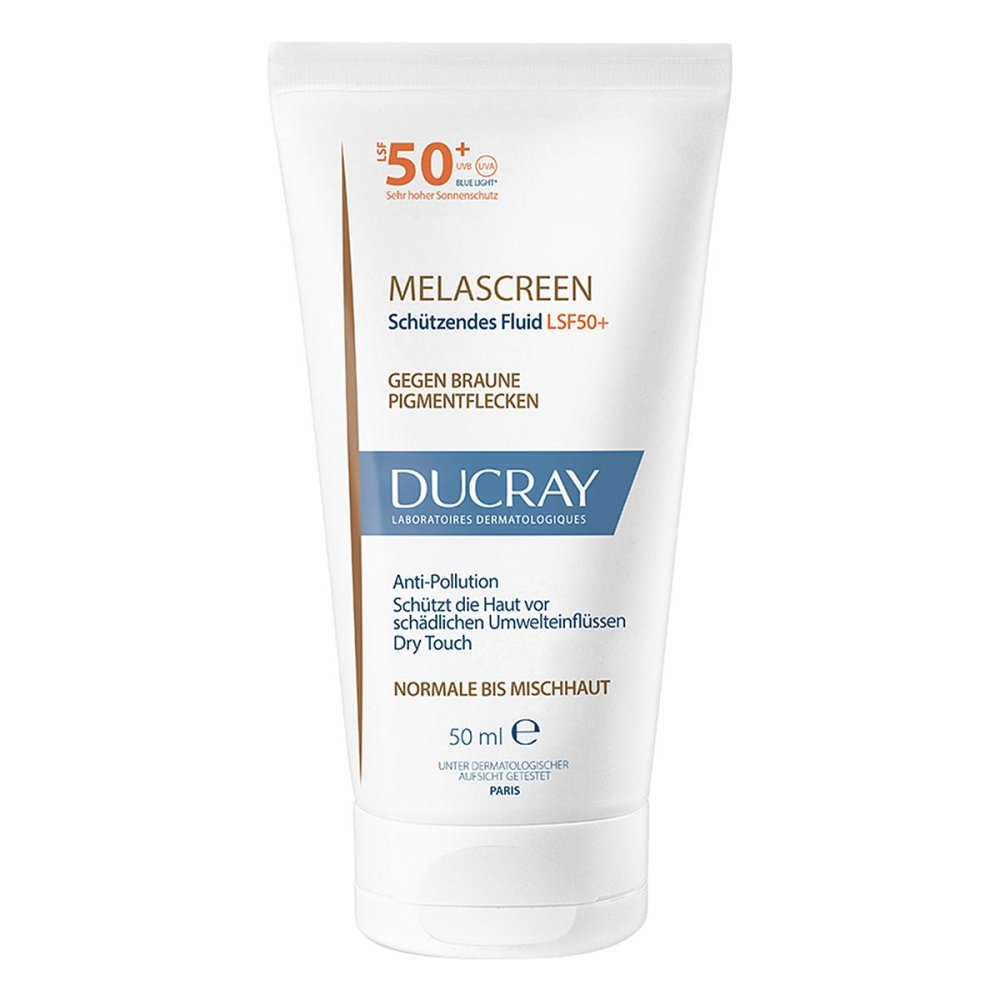 DUCRAY MELASCREEN SchÃ¼tzendes Fluid LSF50+bei Pigmentflecken