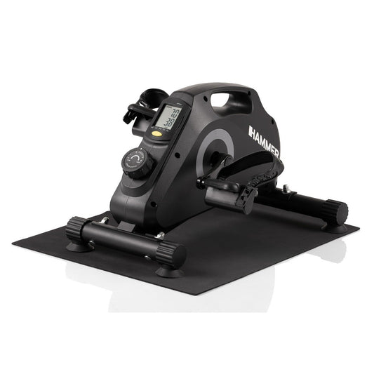 Pedaltrainer Magnet | 8 Widerstandsstufen, Geräuscharm, Rutschfest, inkl. Matte & Gurt, Ausdauer HAMMER