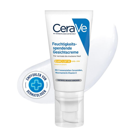 CeraVe Feuchtigkeitsspendende Gesichtscreme mit LSF 50