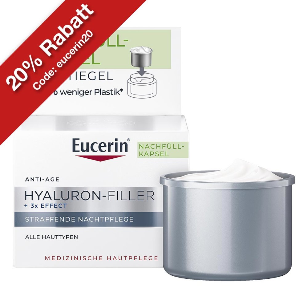Eucerin Anti-Age Hyaluron-Filler Nacht NachfÃ¼llkapsel