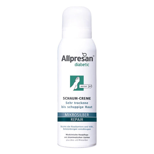 Allpresan Diabetic Mikrosilber+Repair Schaum-Creme