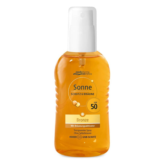Sonne Schutz & BrÃ¤une Spray Bronze Lsf 50