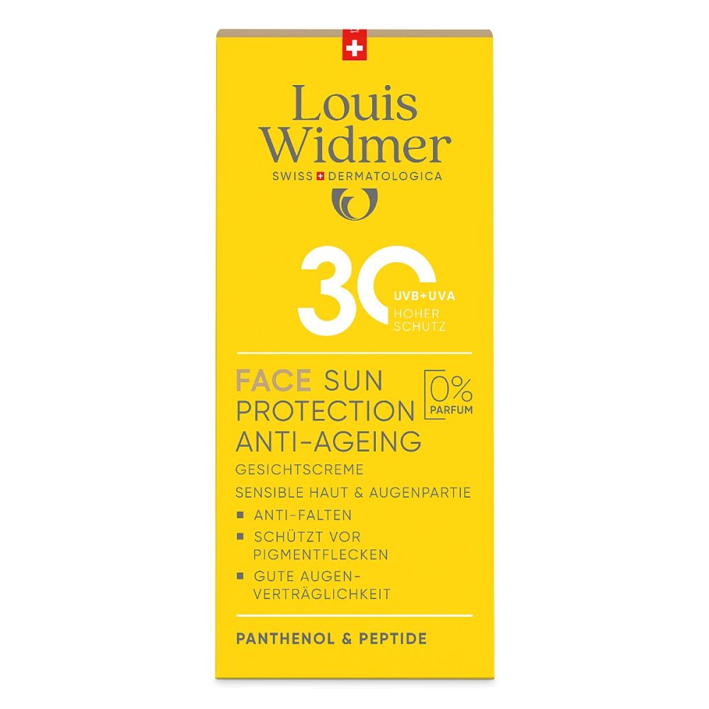 Louis Widmer Face Sun Protection Anti-Ageing 30 unparfÃ¼miert
