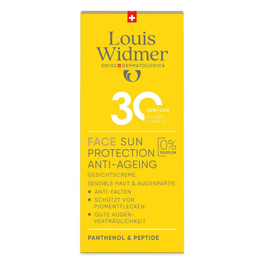 Louis Widmer Face Sun Protection Anti-Ageing 30 unparfÃ¼miert