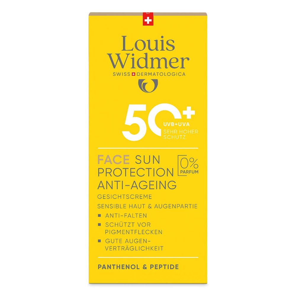 Louis Widmer Face Sun Protection Anti-Ageing 50 unparfÃ¼miert