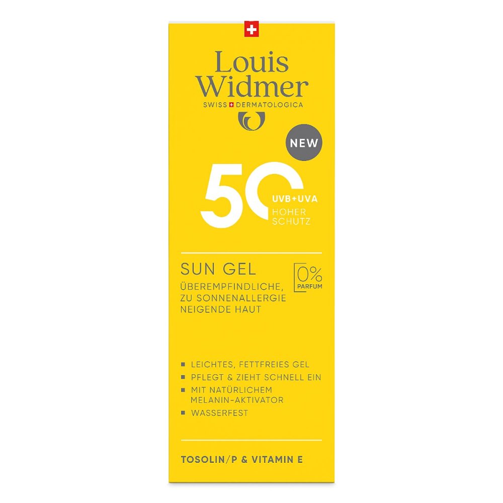 Louis Widmer Sun Gel 50 unparfÃ¼miert