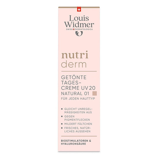 Louis Widmer nutriderm GetÃ¶nte Tagescreme UV 20 - Natural 01