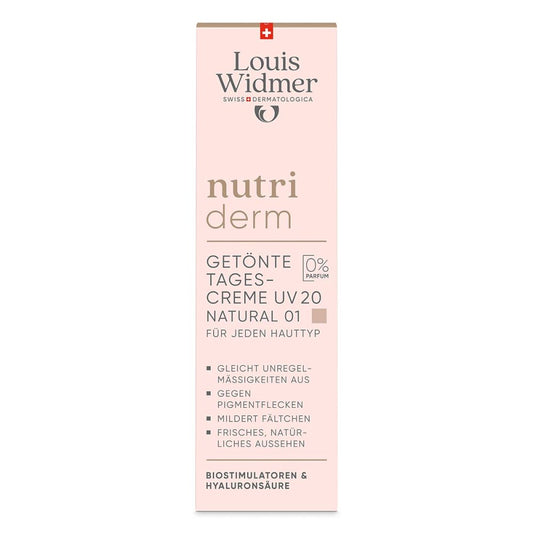 Louis Widmer nutriderm GetÃ¶nte Tagescreme UV 20 -Natural 01 o.p