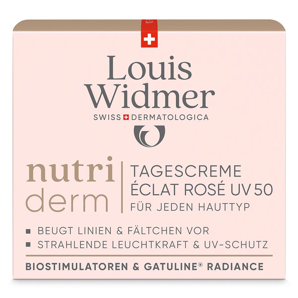 Louis Widmer nutriderm Tagescreme Ãclat RosÃ© UV 50