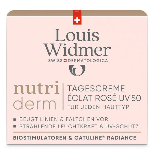Louis Widmer nutriderm Tagescreme Ãclat RosÃ© UV 50