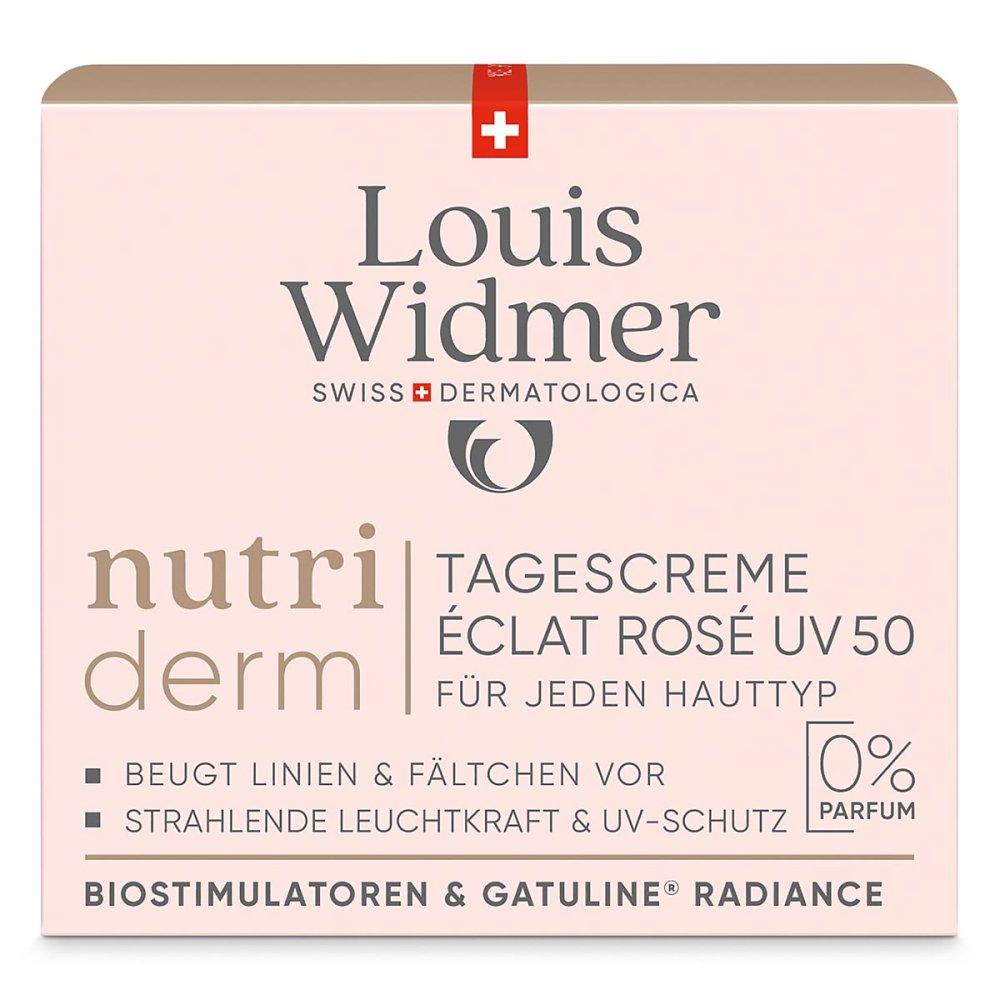 Louis Widmer nutriderm Tagescreme Ãclat RosÃ© UV 50 o.p
