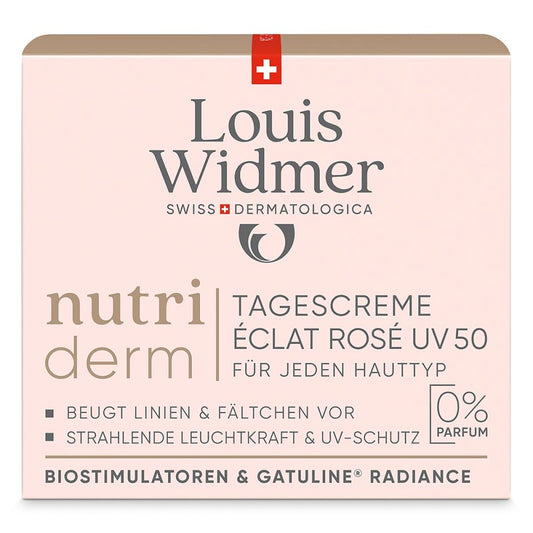 Louis Widmer nutriderm Tagescreme Ãclat RosÃ© UV 50 o.p