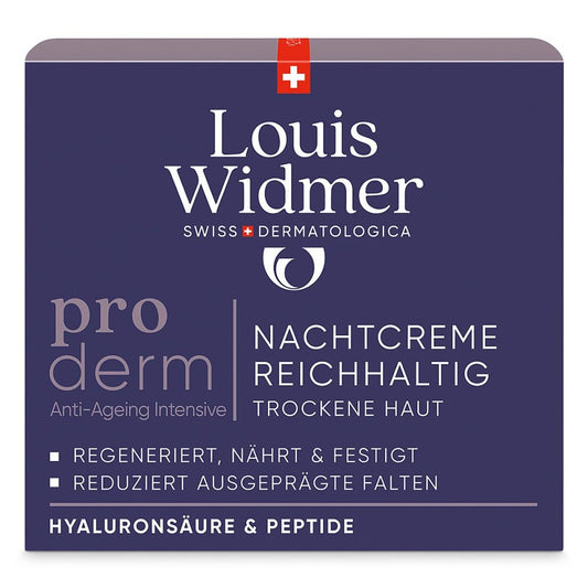 Louis Widmer proderm Nachtcreme Reichhaltig