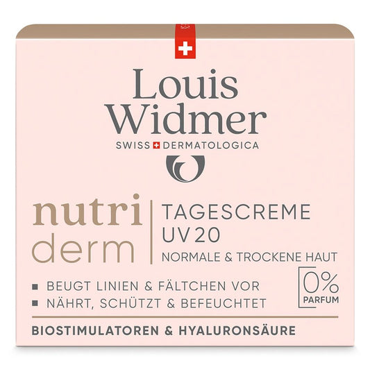 Louis Widmer nutriderm Tagescreme UV 20 unparfÃ¼miert