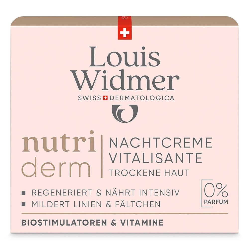 Louis Widmer nutriderm Nachtcreme Vitalisante unparfÃ¼miert