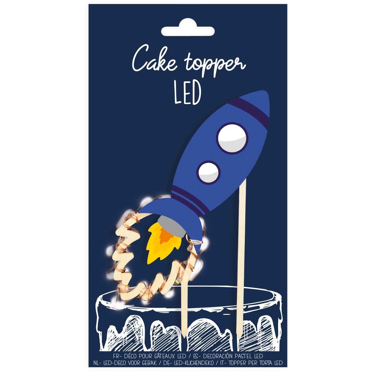 LED Topper Rakete