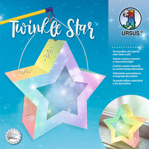 URSUS Laternen-Bastelset Twinkle Star »Feenstaub«