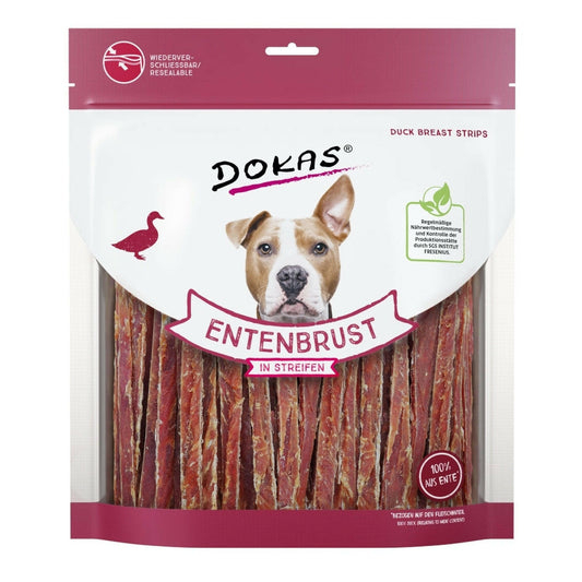 Dokas Snack Entenbrust in Streifen 6x500g