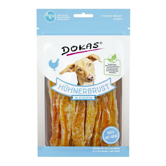 Dokas Snack Hühnerbrust in Streifen 11x70g