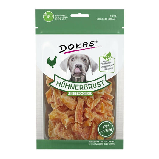 Dokas Hunde Snack Hühnerbrustfilet in Stückchen