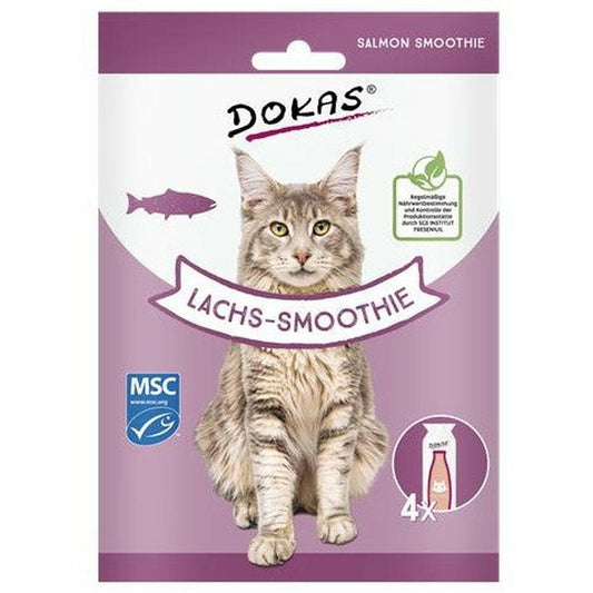 Dokas Cat Snack Lachs-Smoothie 4x30ml 8er Pack