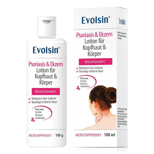 Evolsin Psoriasis & Ekzem Lotion Kopfhaut & KÃ¶rper
