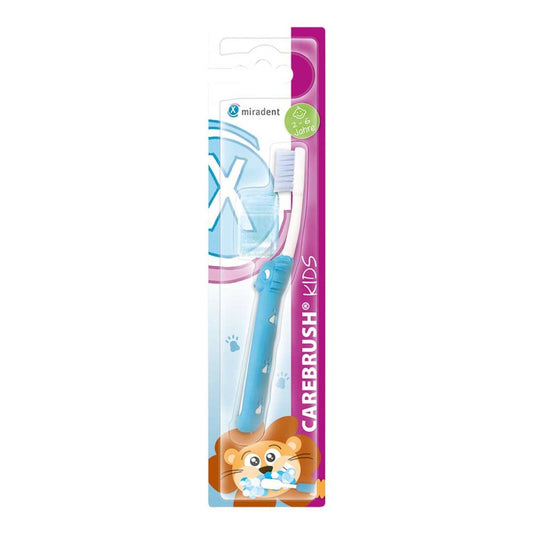 Miradent Carebrush Kids ZahnbÃ¼rste 2-6 Jahre Blau