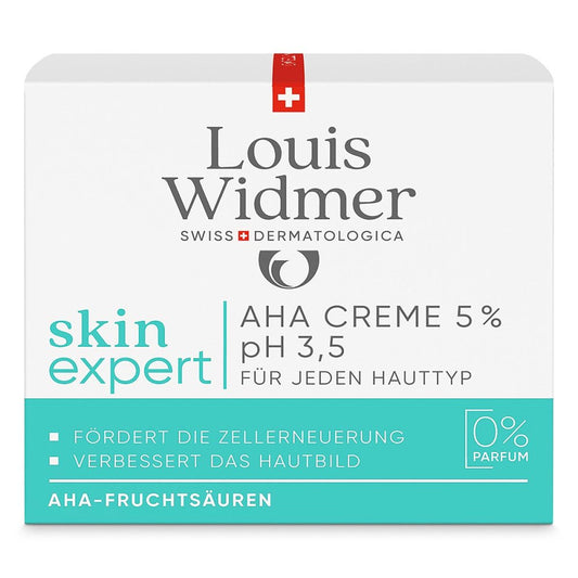 Louis Widmer skinexpert AHA Creme 5% unparfÃ¼miert
