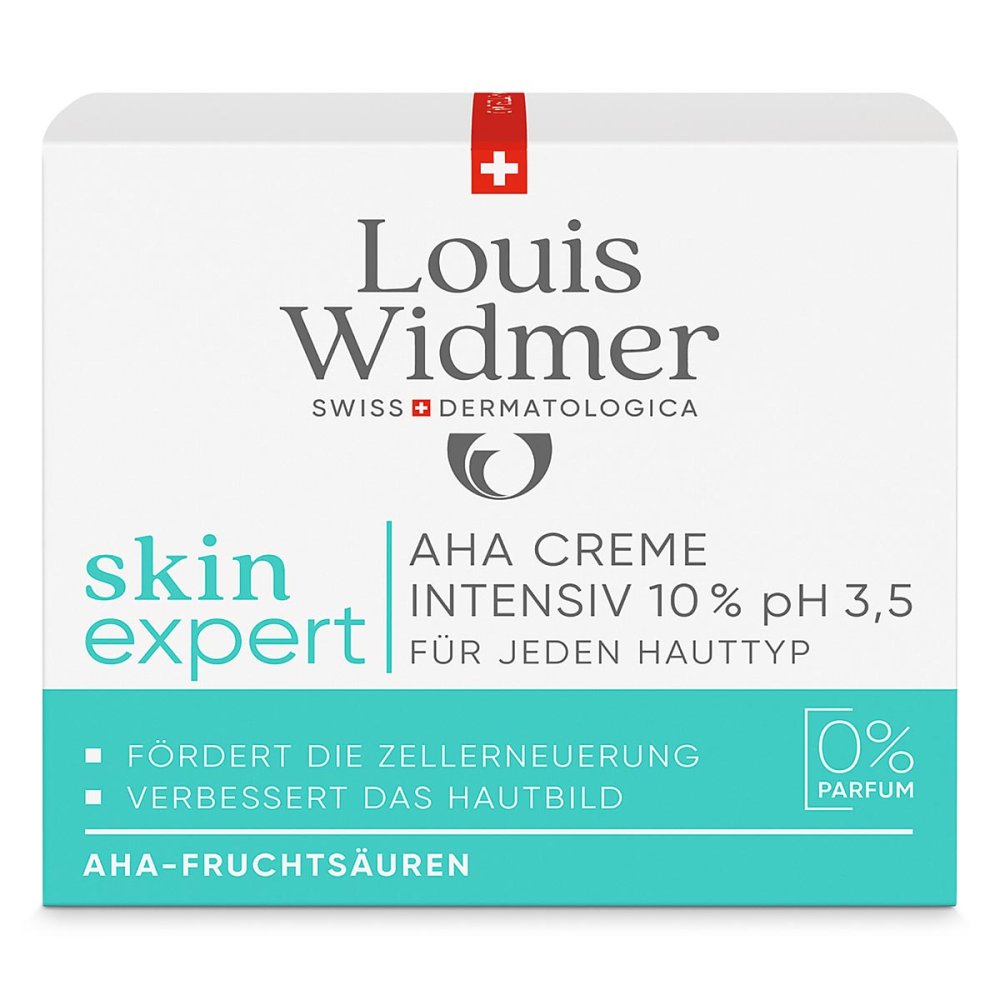 Louis Widmer skinexpert AHA Creme Intensiv 10% unparfÃ¼miert