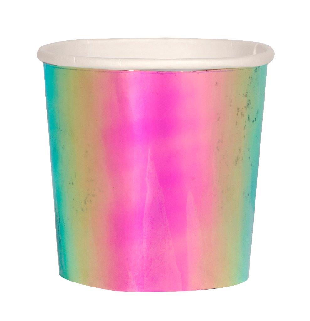 Tumbler Pappbecher Gold/Pink Metallic