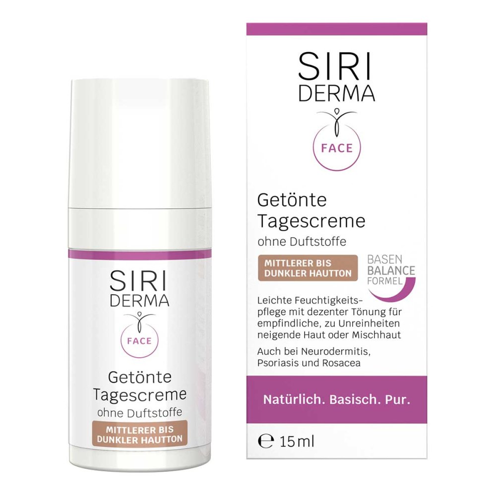 Siriderma GetÃ¶nte Tagescreme Mittel bis Dunkel