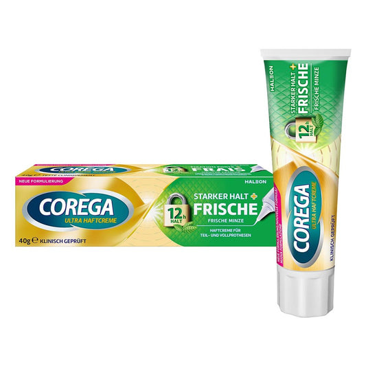 Corega Ultra Haftcreme Starker Halt+Frische