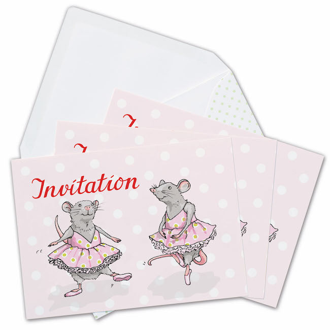 Einladungskarten Set Ballett (Krima & Isa)